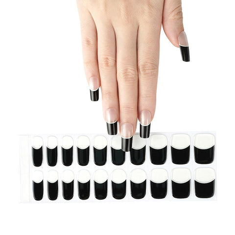 Black French Tip Stripe - UV Lamp Sold Separately