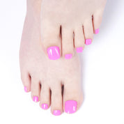 Fuchsia Toes - UV Lamp Sold Separately